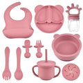 Kit Alimentação Infantil em Silicone – 9 Peças Antiderrapantes