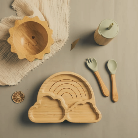 Kit Introdução Alimentar Bamb e Silicone