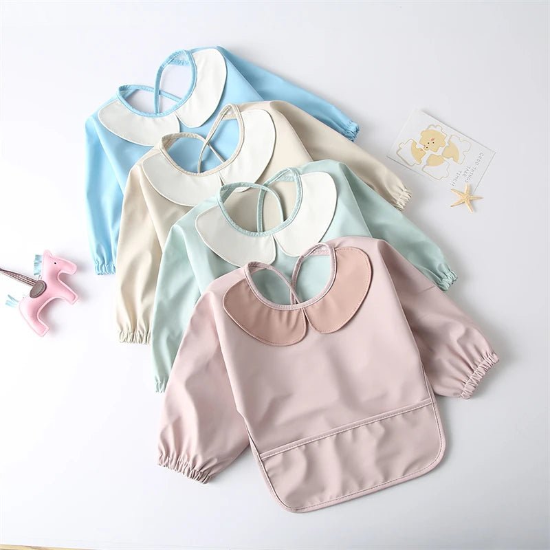 Babador Infantil de PU para Refeições e Proteção de Pintura – Boutique Infantil Les Enfants