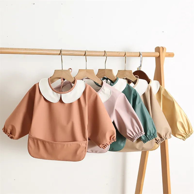 Babador Infantil de PU para Refeições e Proteção de Pintura – Boutique Infantil Les Enfants