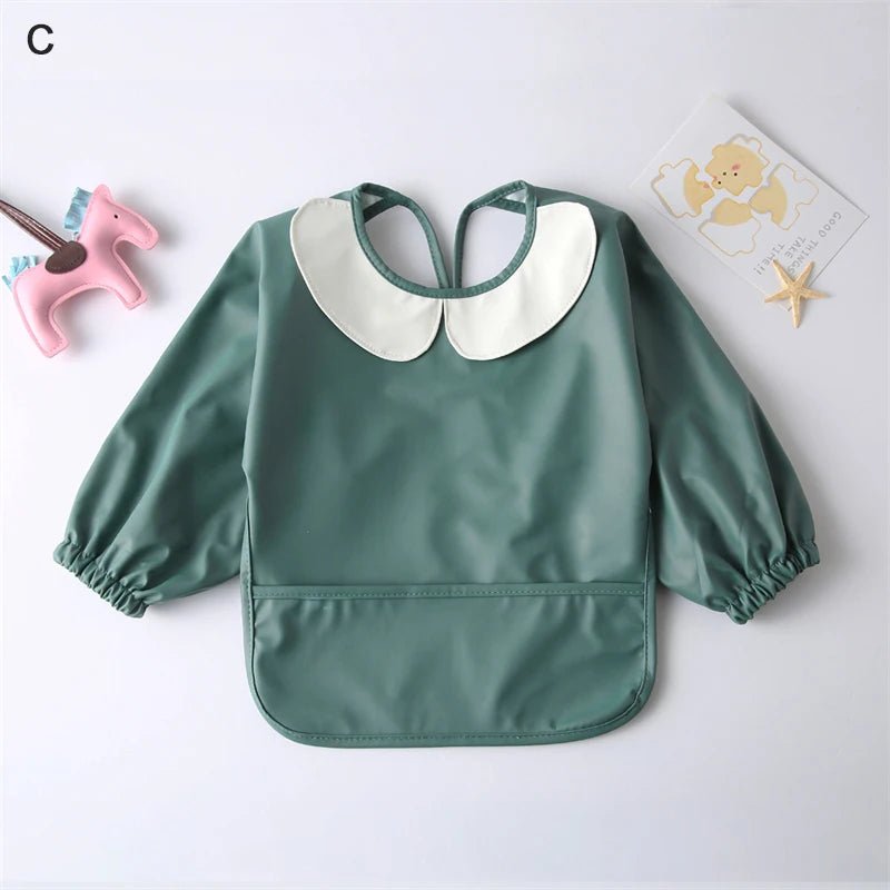 Babador Infantil de PU para Refeições e Proteção de Pintura – Boutique Infantil Les Enfants