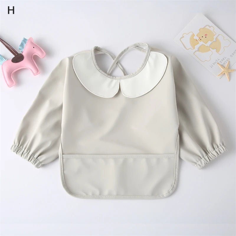 Babador Infantil de PU para Refeições e Proteção de Pintura – Boutique Infantil Les Enfants