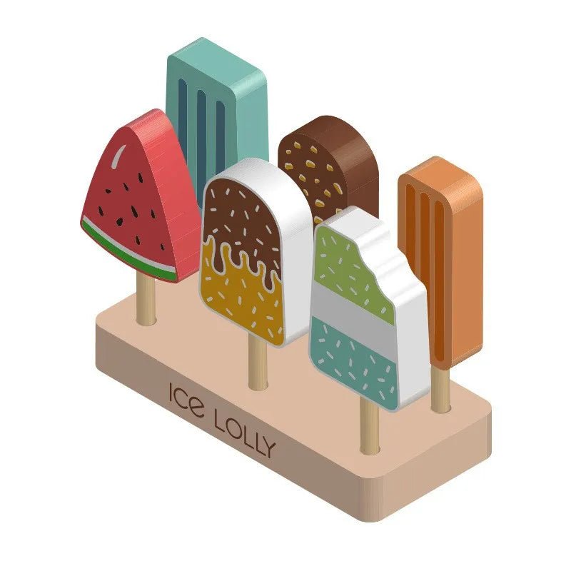 Balcão Ice Cream de Madeira | Conjunto de Brinquedo – Boutique Infantil Les Enfants