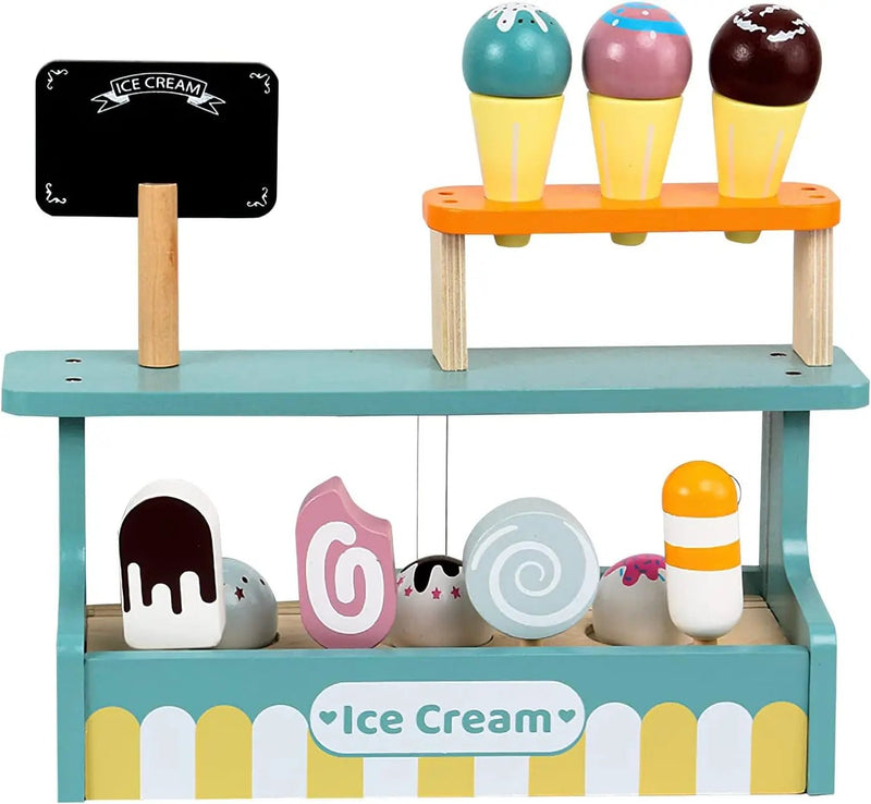 Balcão Ice Cream de Madeira | Conjunto de Brinquedo – Boutique Infantil Les Enfants
