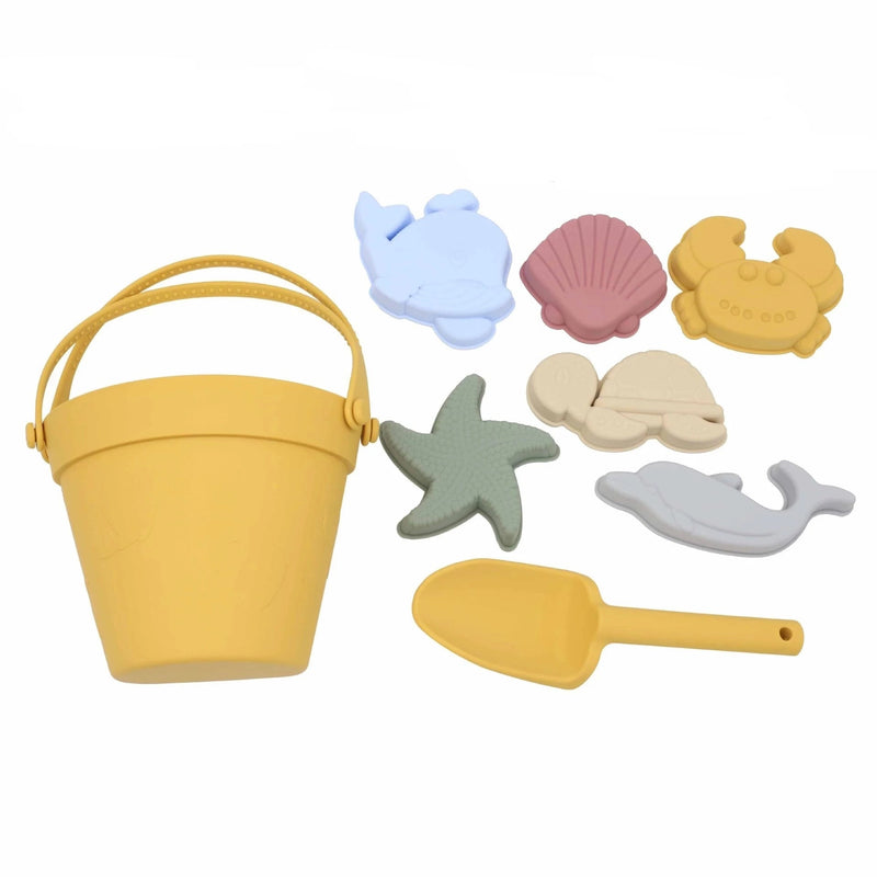 Baldinho Summer Beach de Silicone | 8 peças – Boutique Infantil Les Enfants
