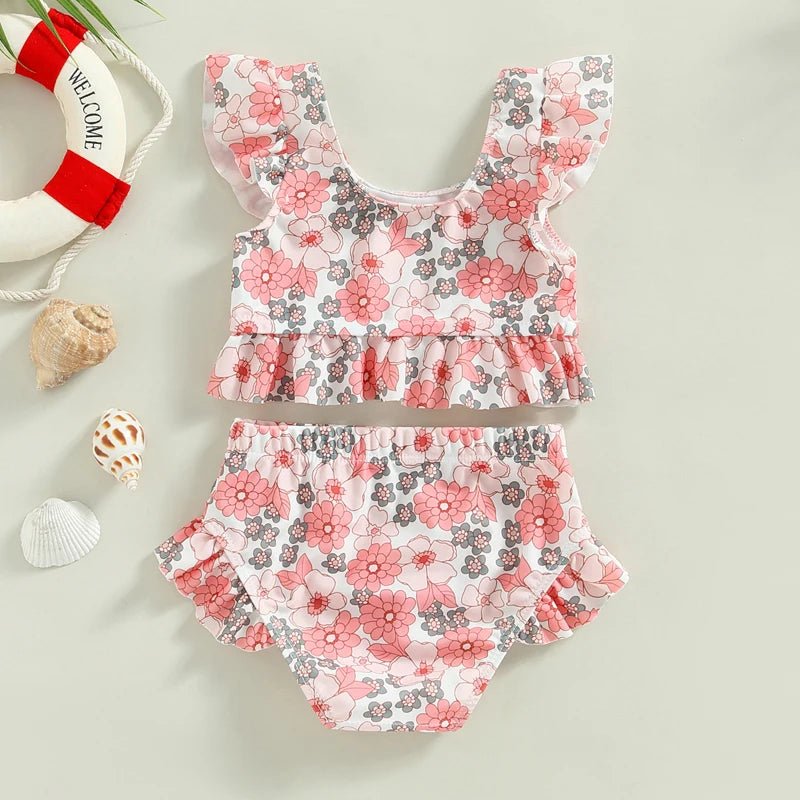 Biquini Infantil Floral – Boutique Infantil Les Enfants