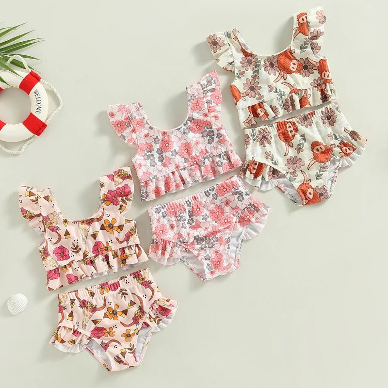 Biquini Infantil Floral – Boutique Infantil Les Enfants