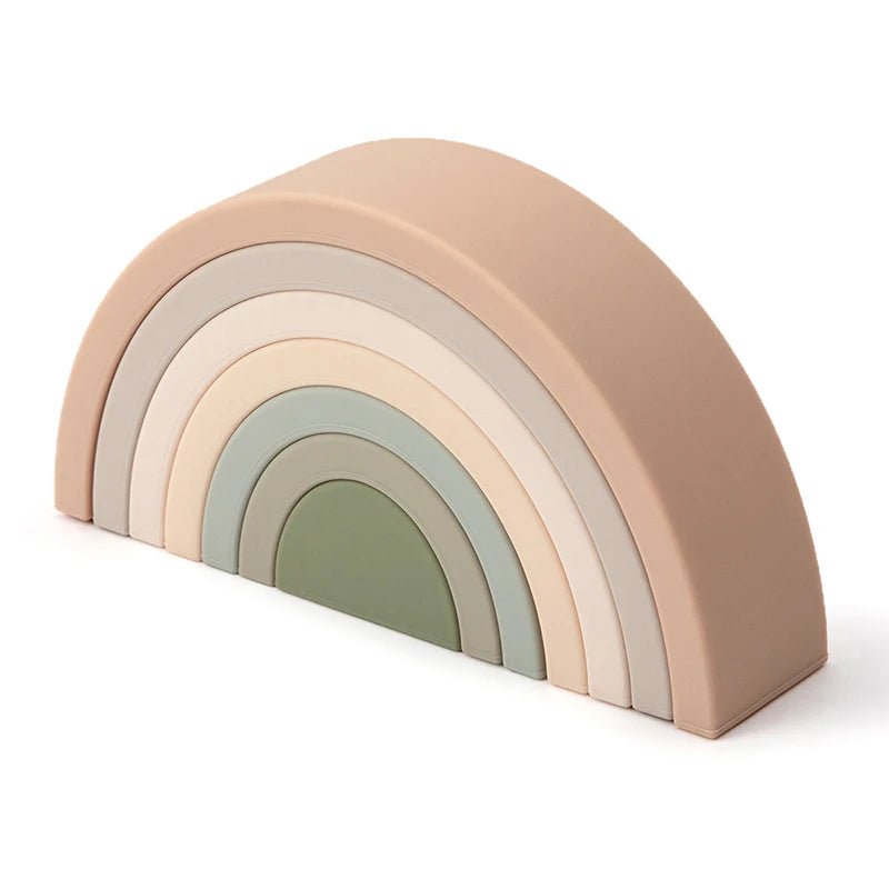 Blocos de Construção de Silicone Arco Íris – Boutique Infantil Les Enfants