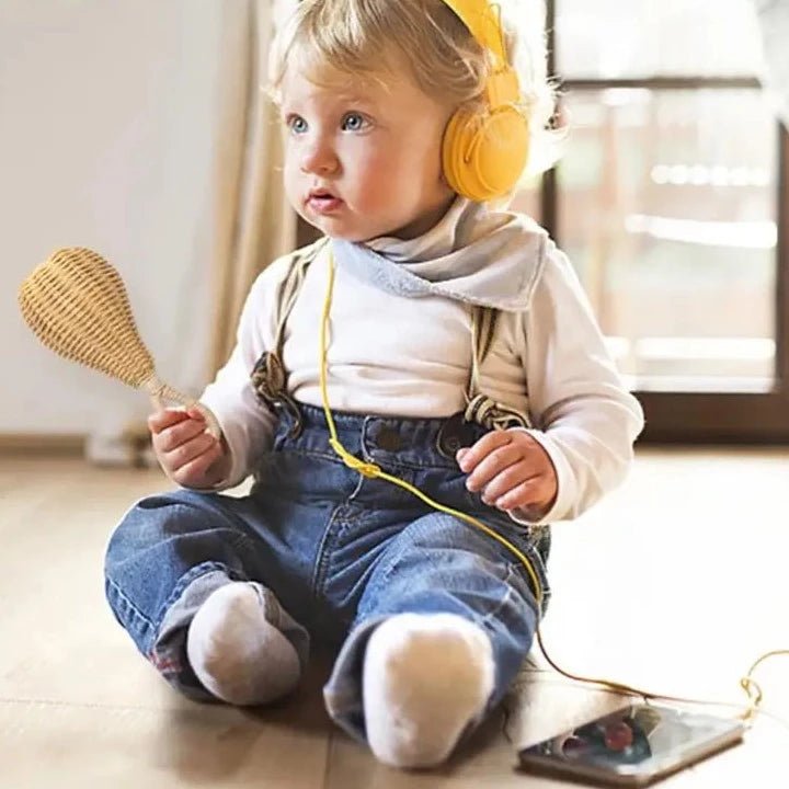 Brinquedo Sensorial de Rattan | Chocalho – Boutique Infantil Les Enfants