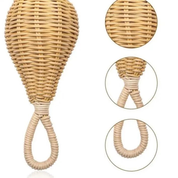 Brinquedo Sensorial de Rattan | Chocalho – Boutique Infantil Les Enfants