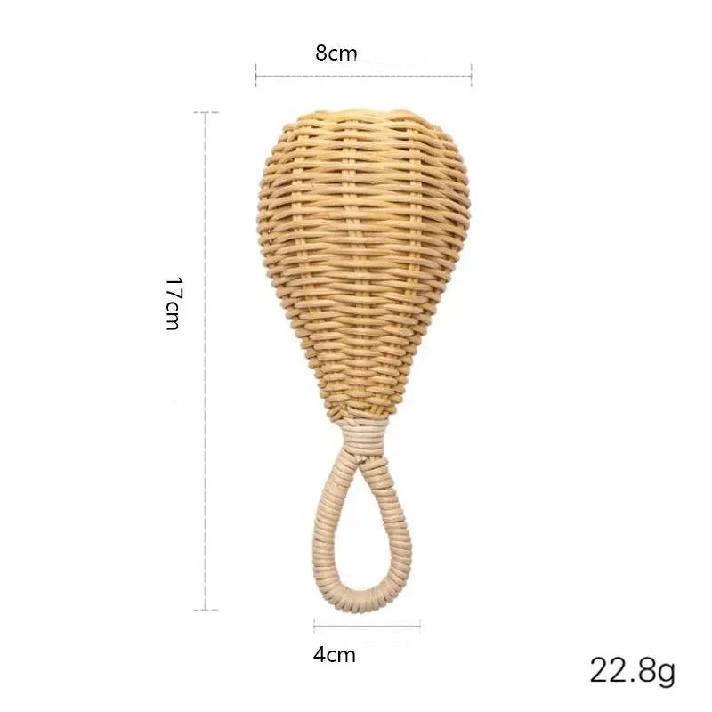 Brinquedo Sensorial de Rattan | Chocalho – Boutique Infantil Les Enfants