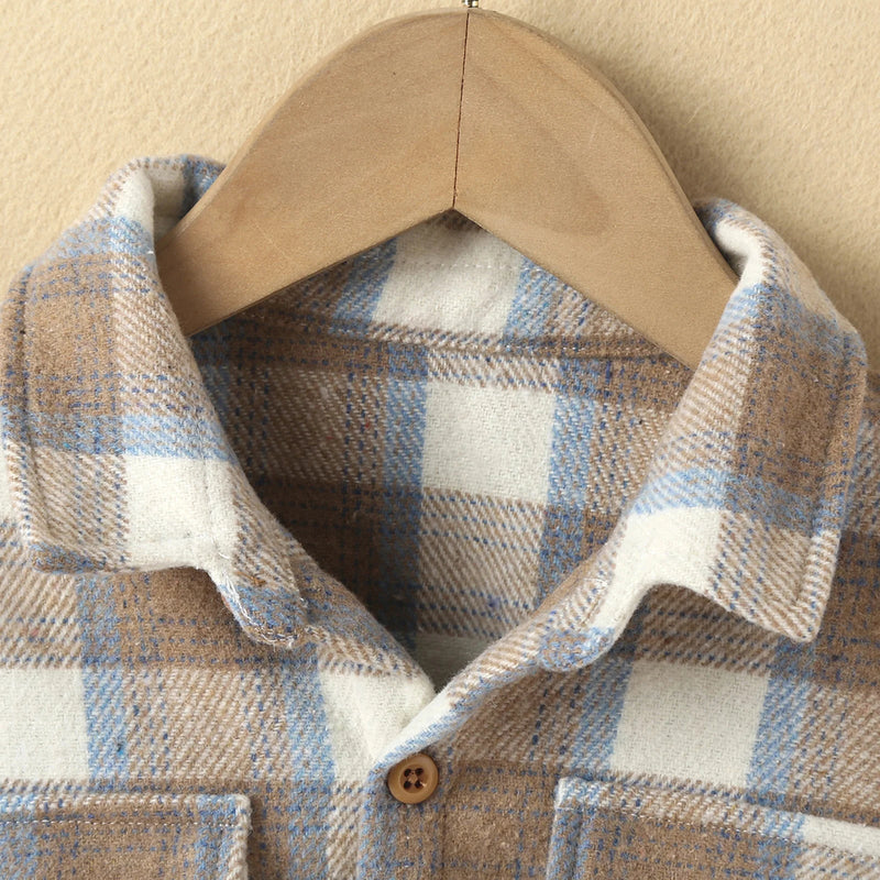 Camisa Nuvem Xadrez – Boutique Infantil Les Enfants