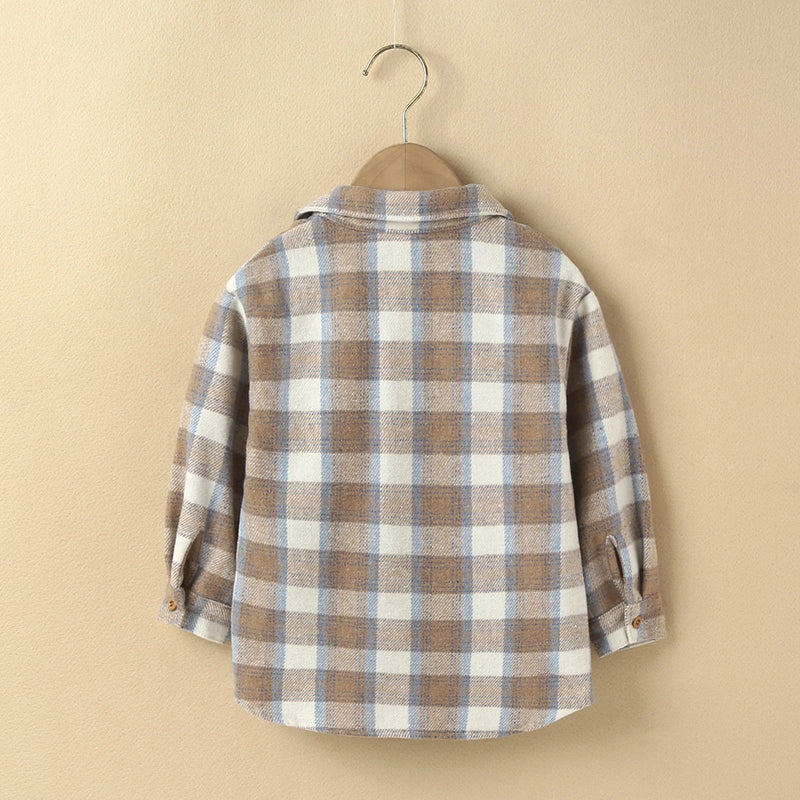 Camisa Nuvem Xadrez – Boutique Infantil Les Enfants