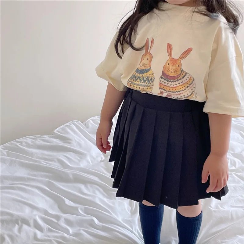 Camiseta Coelhinho & Flores – Boutique Infantil Les Enfants