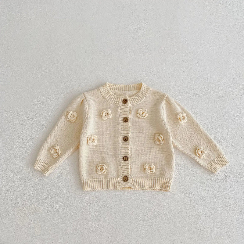 Cardigan de Tricot Petúnia – Boutique Infantil Les Enfants