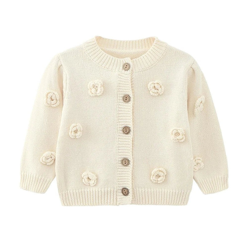 Cardigan de Tricot Petúnia – Boutique Infantil Les Enfants