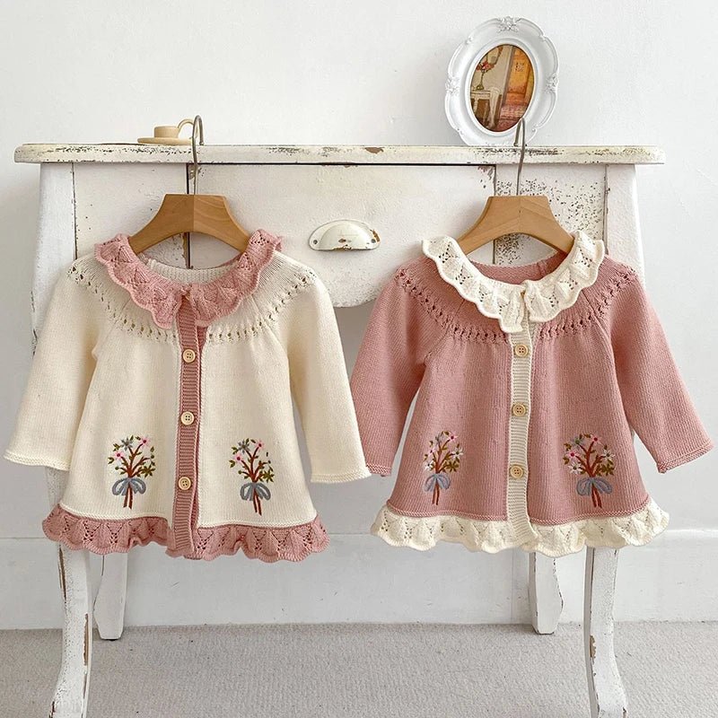 Cardigan Tricot Bouquet – Boutique Infantil Les Enfants