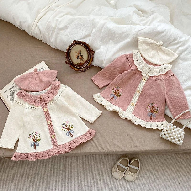 Cardigan Tricot Bouquet – Boutique Infantil Les Enfants