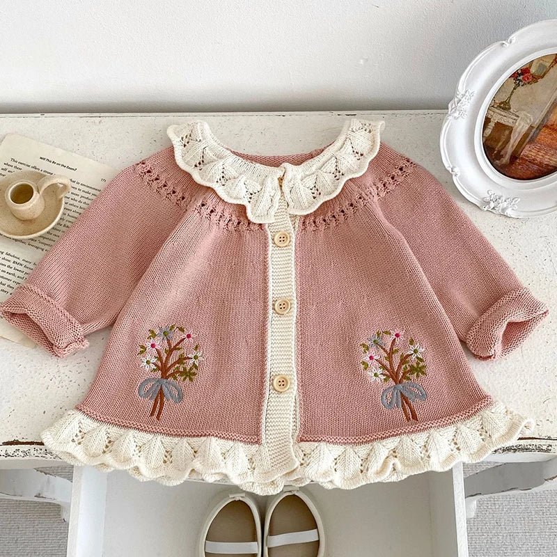 Cardigan Tricot Bouquet – Boutique Infantil Les Enfants