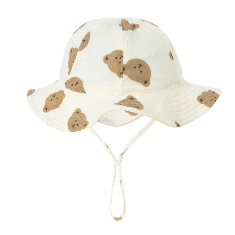 Chapéu de Algodão - Laços e Mini Estampas – Boutique Infantil Les Enfants