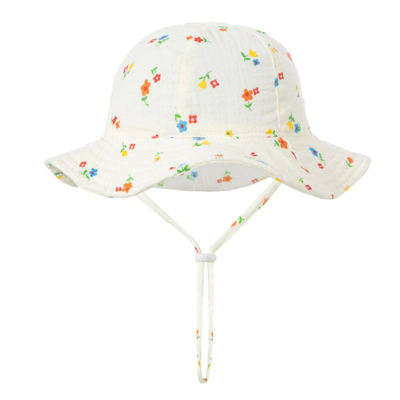 Chapéu de Algodão - Laços e Mini Estampas – Boutique Infantil Les Enfants