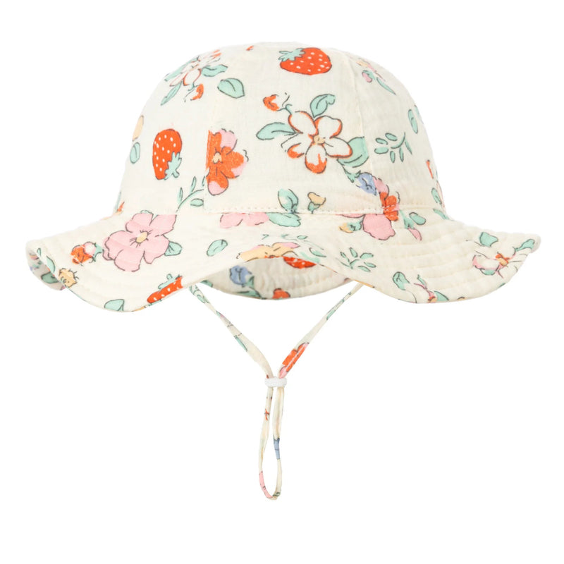 Chapéu de Algodão - Laços e Mini Estampas – Boutique Infantil Les Enfants