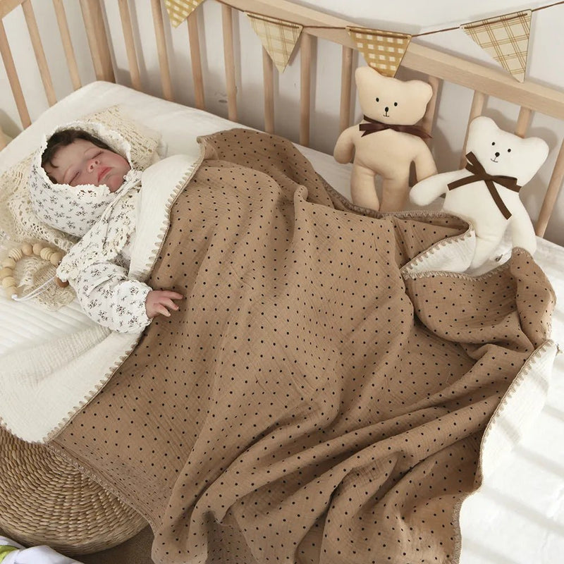 Cobertor de Musselina | 4 Camadas de Algodão Puro – Boutique Infantil Les Enfants