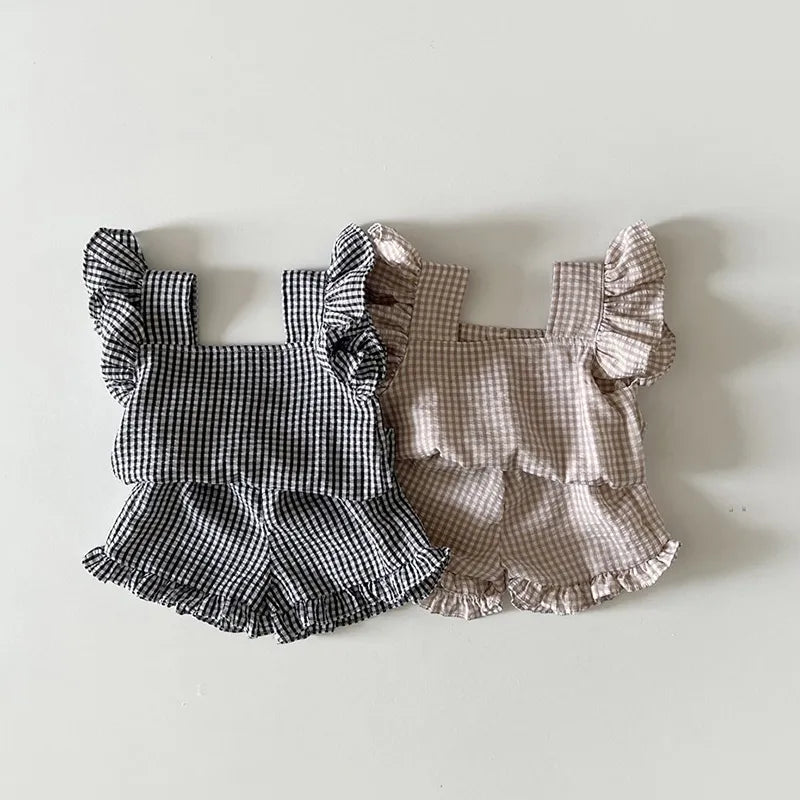 Conjunto Cora | Cropped + Short – Boutique Infantil Les Enfants