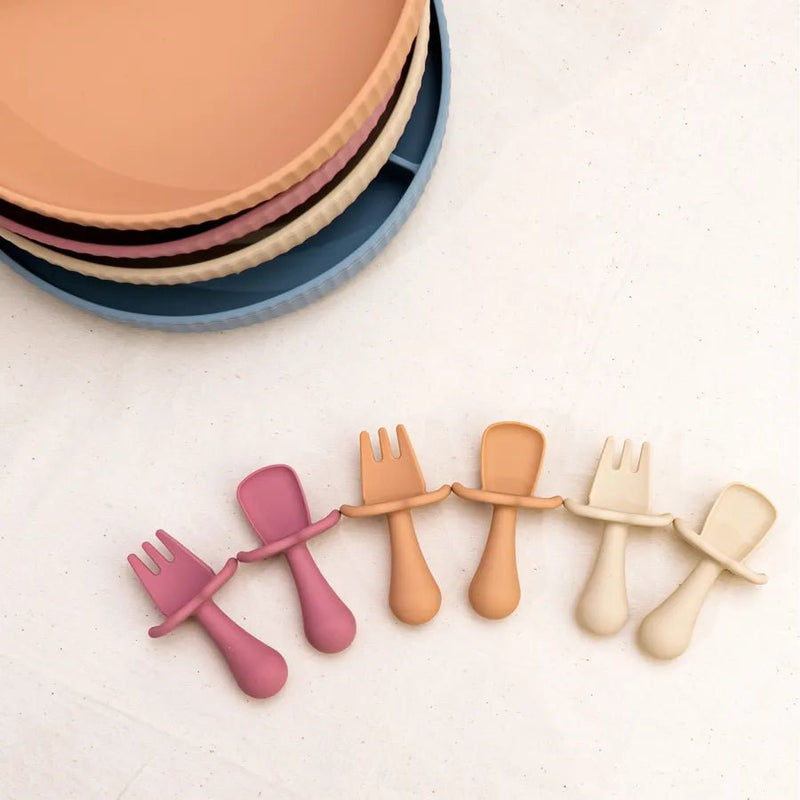Conjunto de 2 peças de Talheres em Silicone – Boutique Infantil Les Enfants