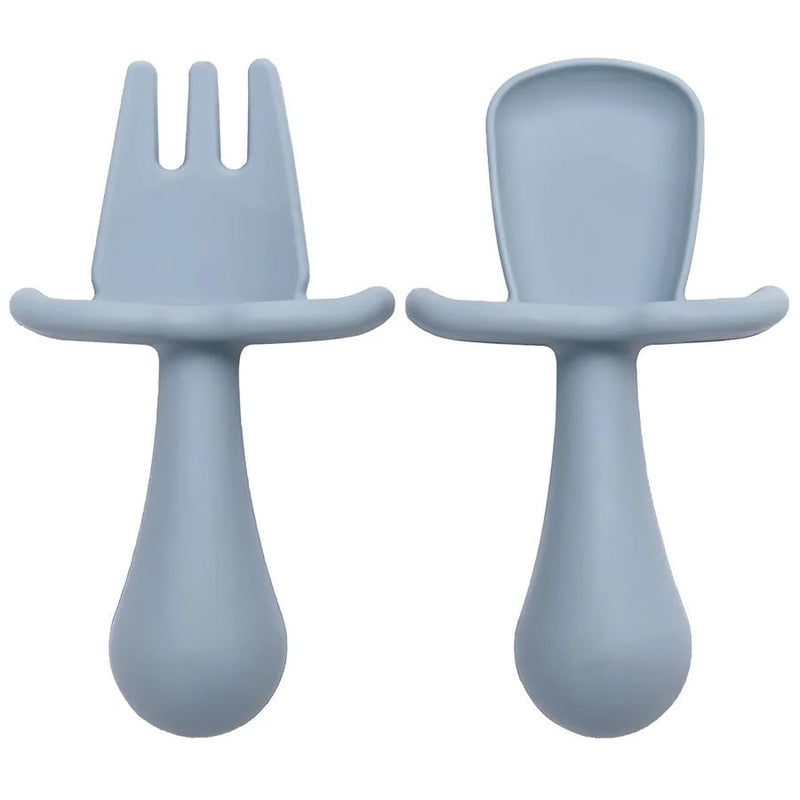 Conjunto de 2 peças de Talheres em Silicone – Boutique Infantil Les Enfants