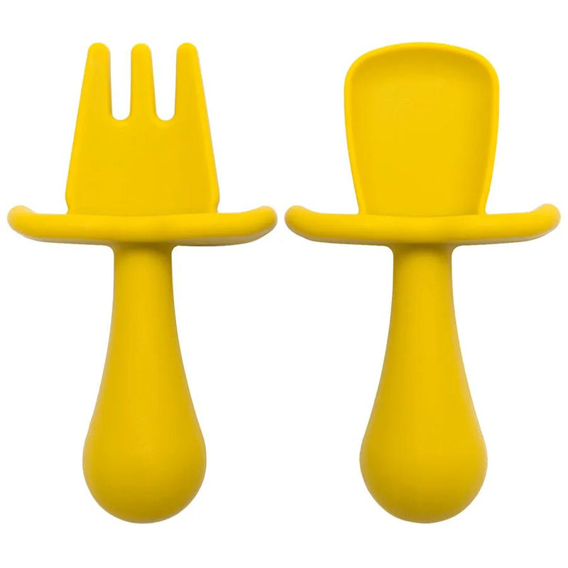 Conjunto de 2 peças de Talheres em Silicone – Boutique Infantil Les Enfants