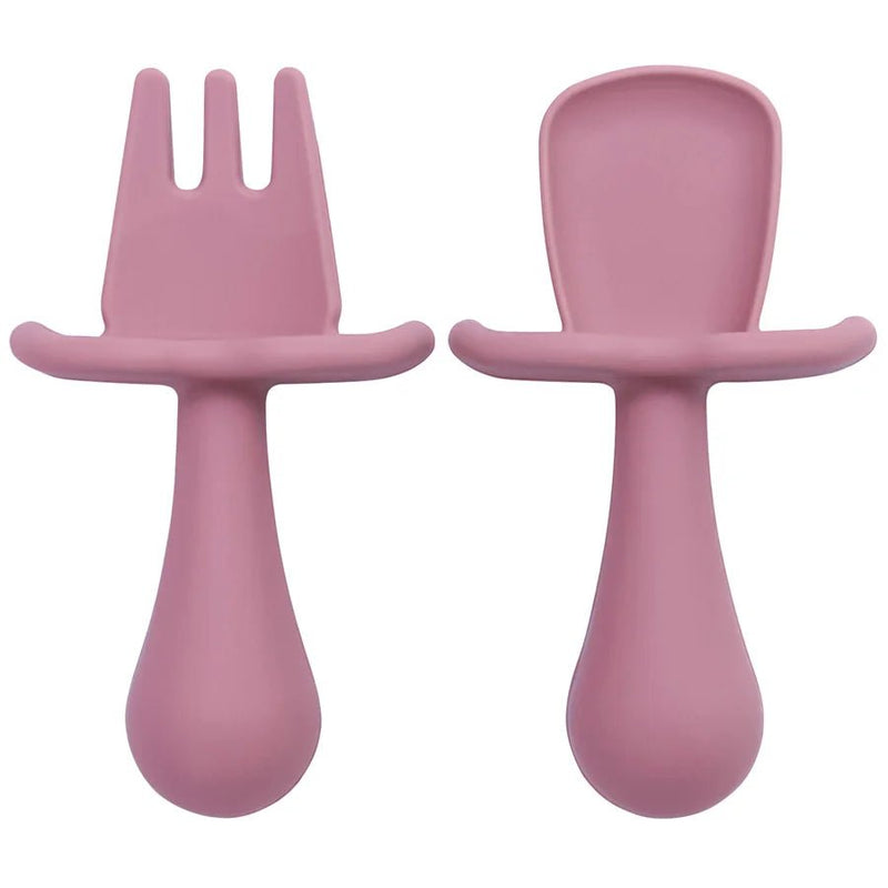 Conjunto de 2 peças de Talheres em Silicone – Boutique Infantil Les Enfants