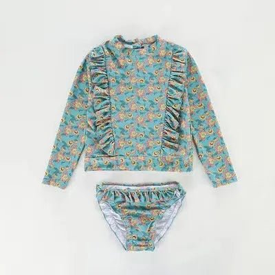 Conjunto de Biquíni Floral | 2 peças – Boutique Infantil Les Enfants