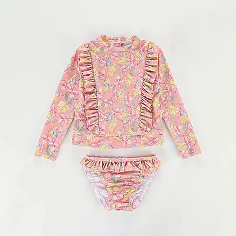 Conjunto de Biquíni Floral | 2 peças – Boutique Infantil Les Enfants