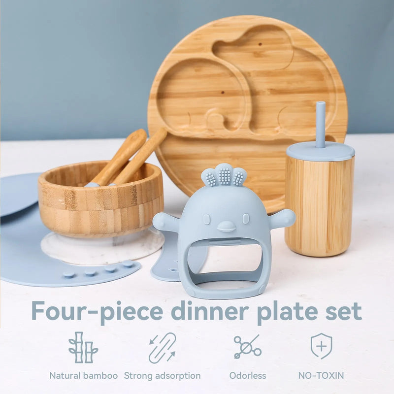 Conjunto de Introdução Alimentar | 7 Peças – Boutique Infantil Les Enfants