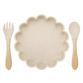 Conjunto de Prato de Silicone Antiderrapante e Talheres – Boutique Infantil Les Enfants