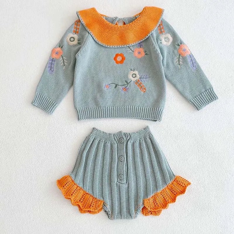 Conjunto de Tricot Joana – Boutique Infantil Les Enfants