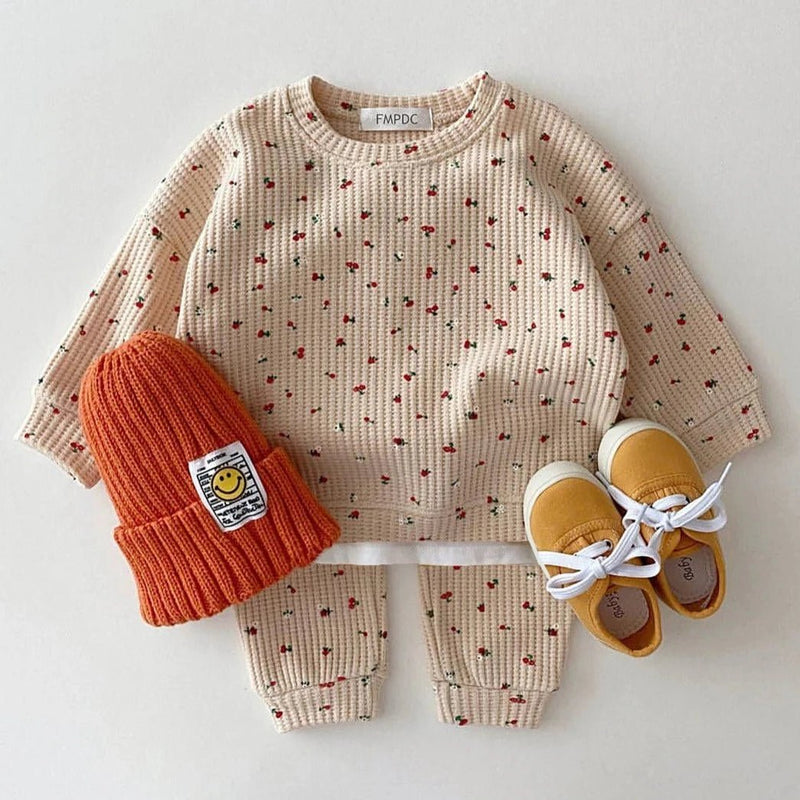 Conjunto Fruits & Flowers de Moletom – Boutique Infantil Les Enfants