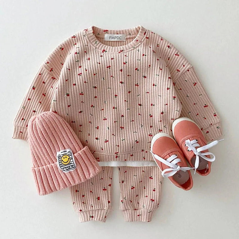 Conjunto Fruits & Flowers de Moletom – Boutique Infantil Les Enfants