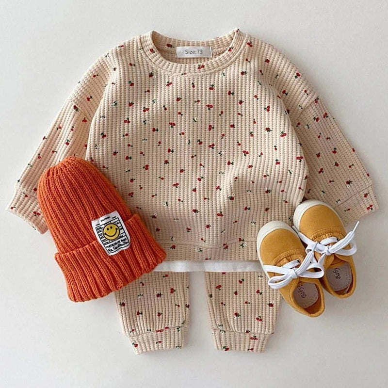 Conjunto Fruits & Flowers de Moletom – Boutique Infantil Les Enfants