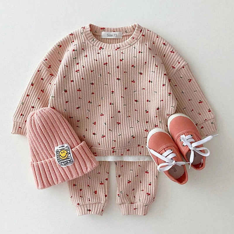 Conjunto Fruits & Flowers de Moletom – Boutique Infantil Les Enfants