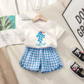 Conjunto Fruits Xadrez | T-shirt + Short – Boutique Infantil Les Enfants