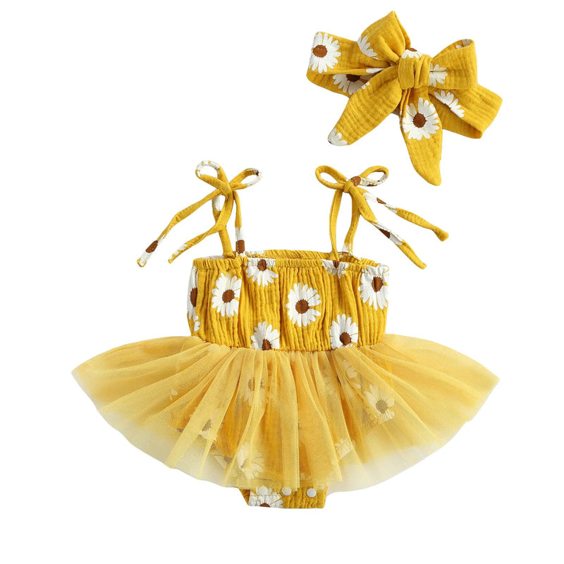 Conjunto Margarida | Body Saia + Faixa – Boutique Infantil Les Enfants