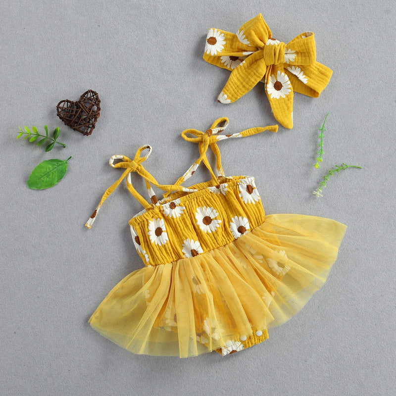 Conjunto Margarida | Body Saia + Faixa – Boutique Infantil Les Enfants