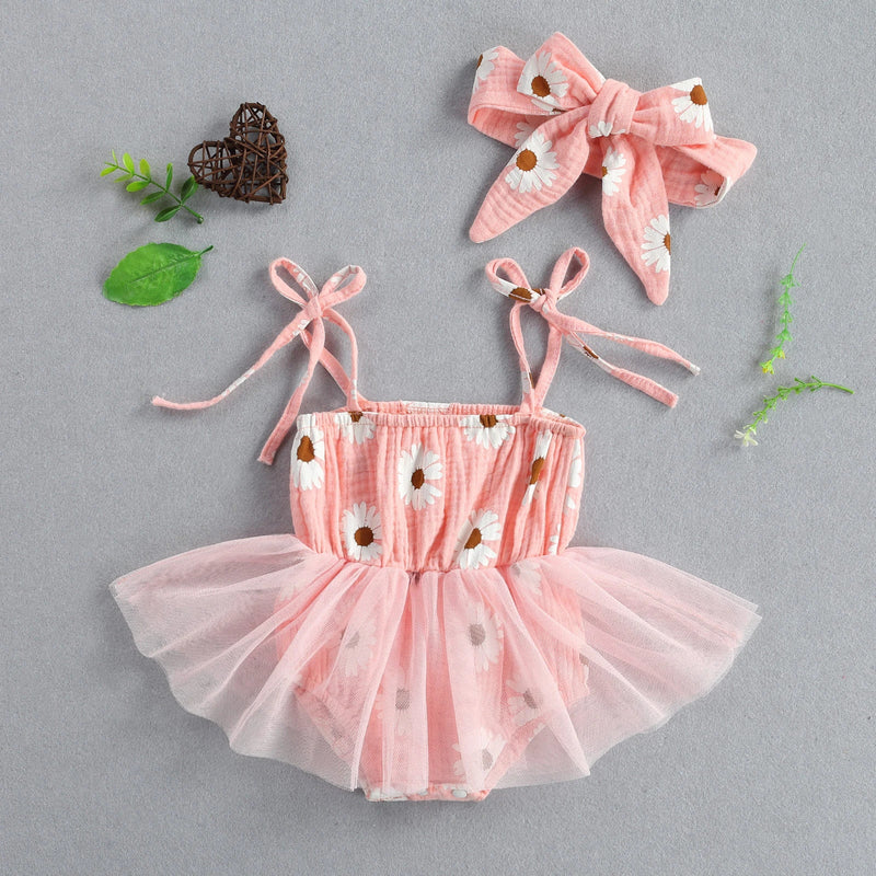 Conjunto Margarida | Body Saia + Faixa – Boutique Infantil Les Enfants