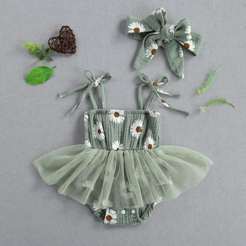 Conjunto Margarida | Body Saia + Faixa – Boutique Infantil Les Enfants