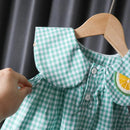 Conjunto Maya Xadrez com Bordado – Boutique Infantil Les Enfants