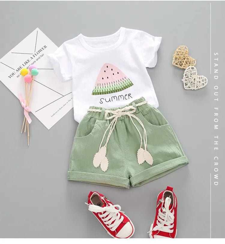Conjunto Melancia - T-shirt + Short – Boutique Infantil Les Enfants