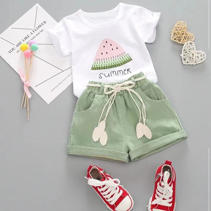 Conjunto Melancia - T-shirt + Short – Boutique Infantil Les Enfants
