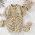 Conjunto Tricot | Romper + Touca + Luva + Sapatinho – Boutique Infantil Les Enfants